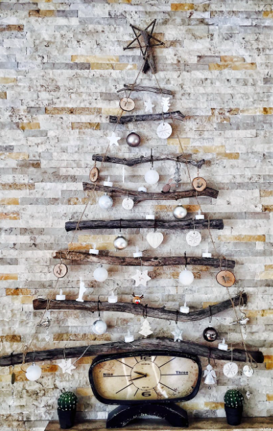 Wood Wall Christmas Tree